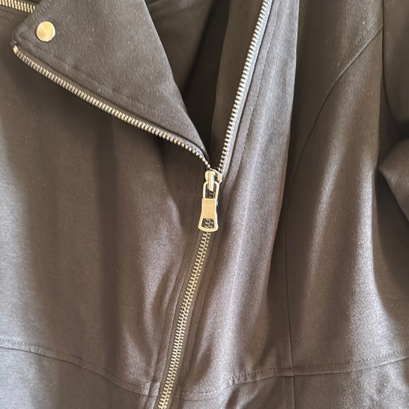 Lane Bryant Black Ponte Moto jacket - Picture 8 of 13